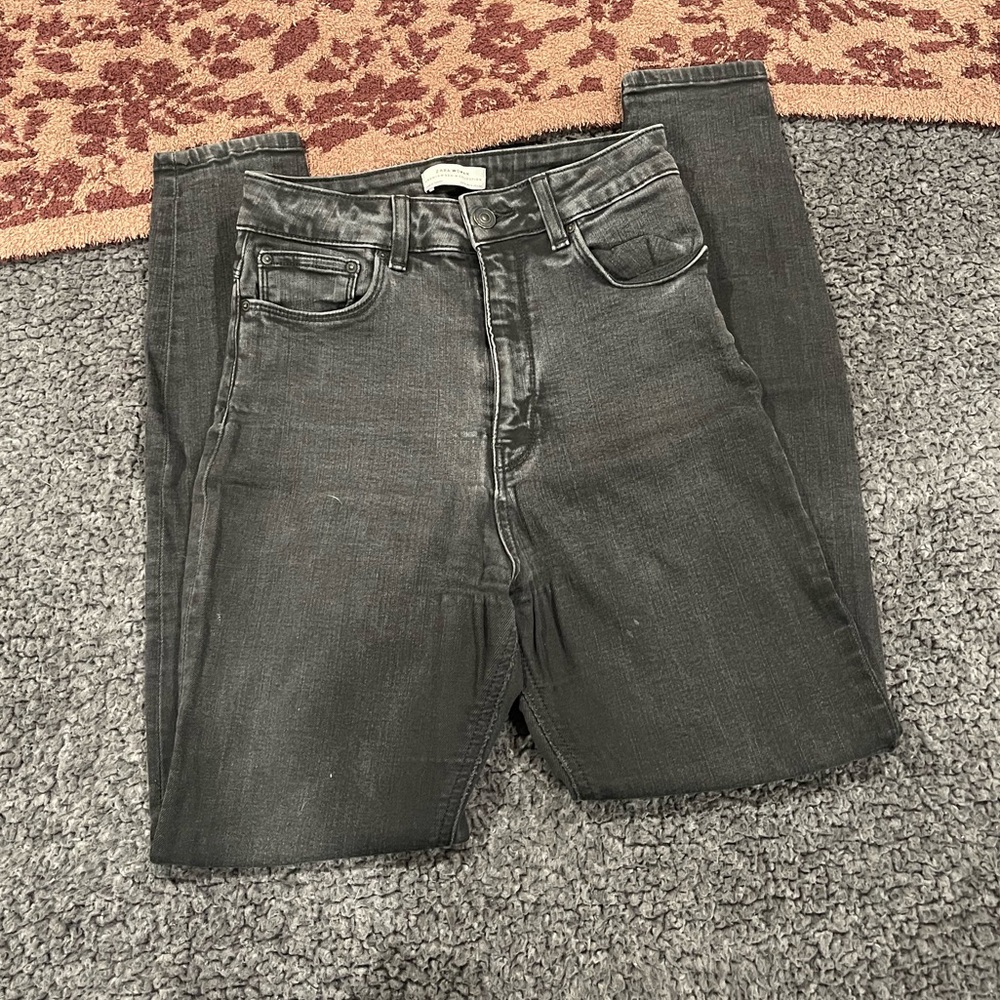Zara Black Skinny Denim Jeans